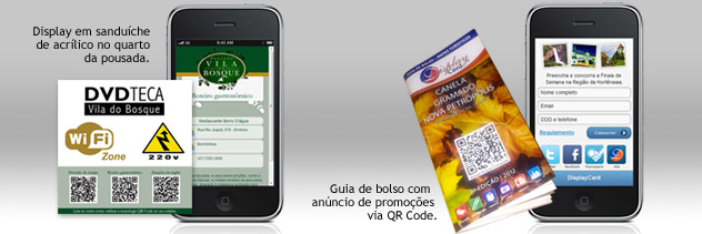 QR Code para Vila do Bosque e Display Card